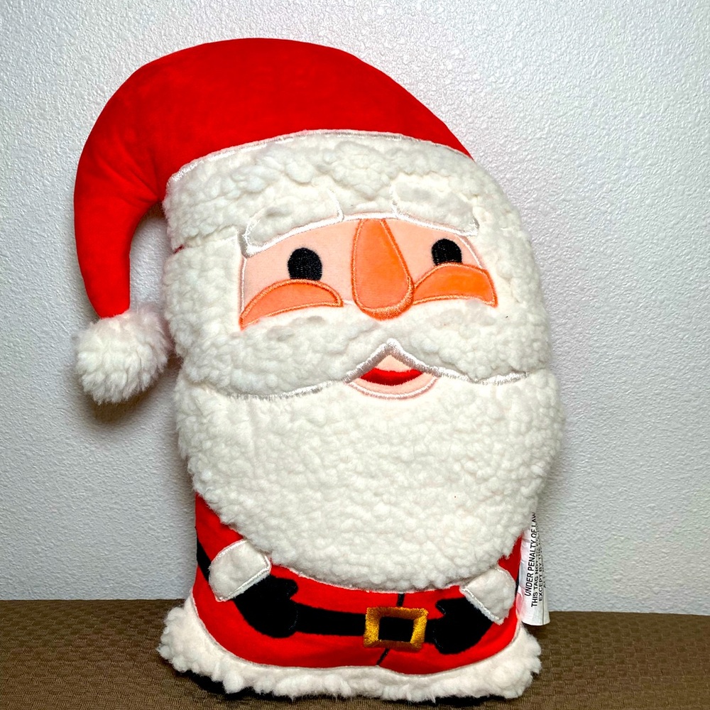 Target Wondershop Santa Claus Toss Pillow Holiday Christmas NEW Plush